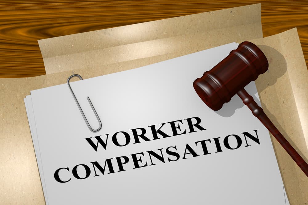 "WORKER COMPENSATION" title on legal document